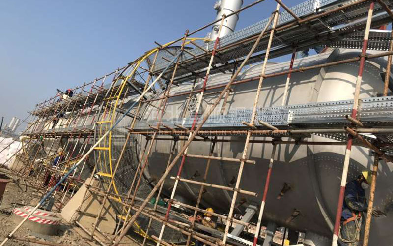 大連恒力石化鋼跳板案例實(shí)拍